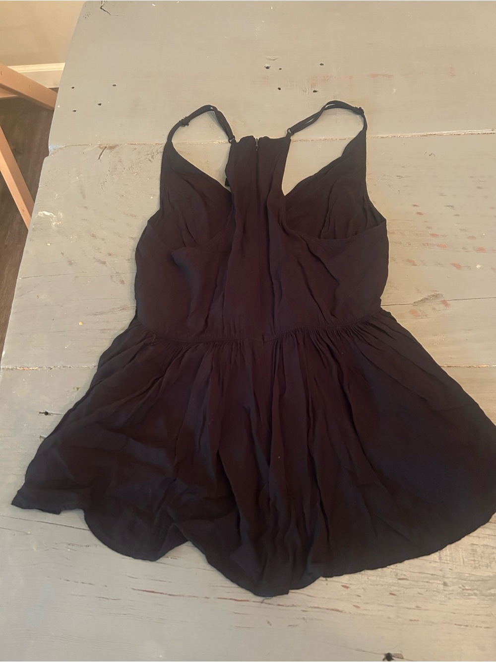 Express Black High-Low Halter Ruffle top - Picture 3 of 3